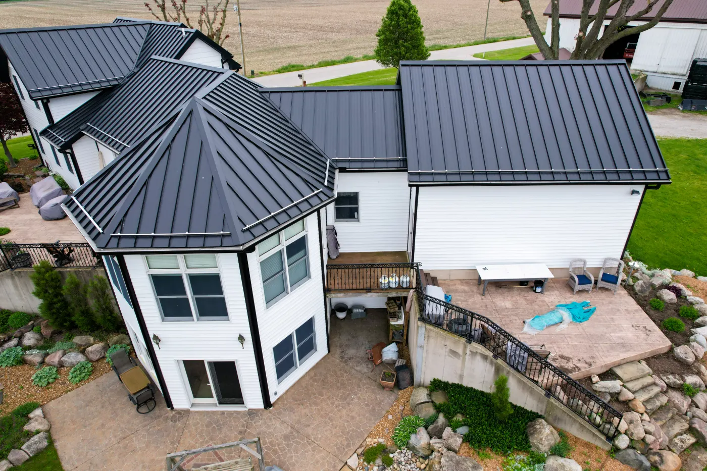 Commercial roof inspection documented in Cartersburg